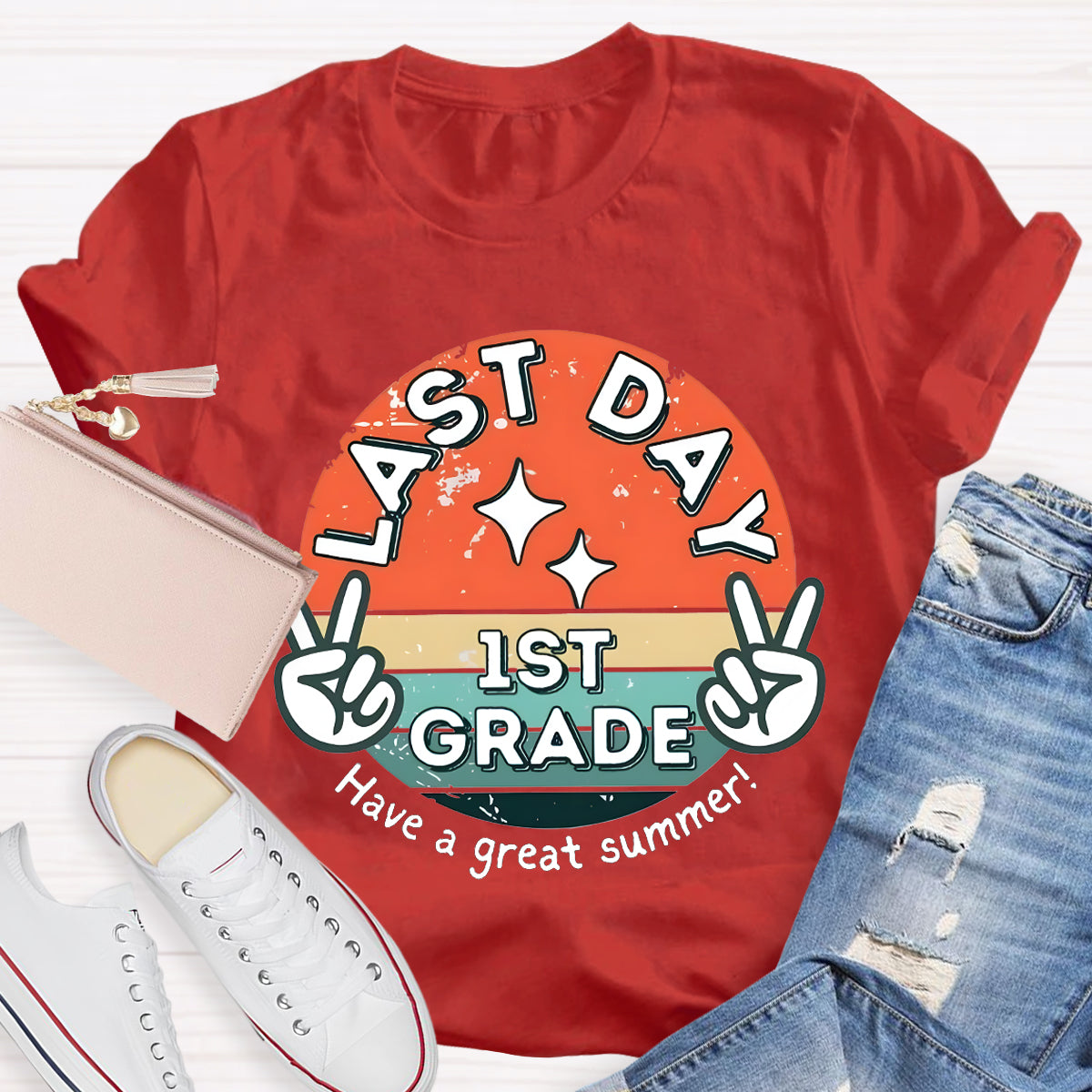 Personalize Grade Have A Great Summer Teacher T-Shirt