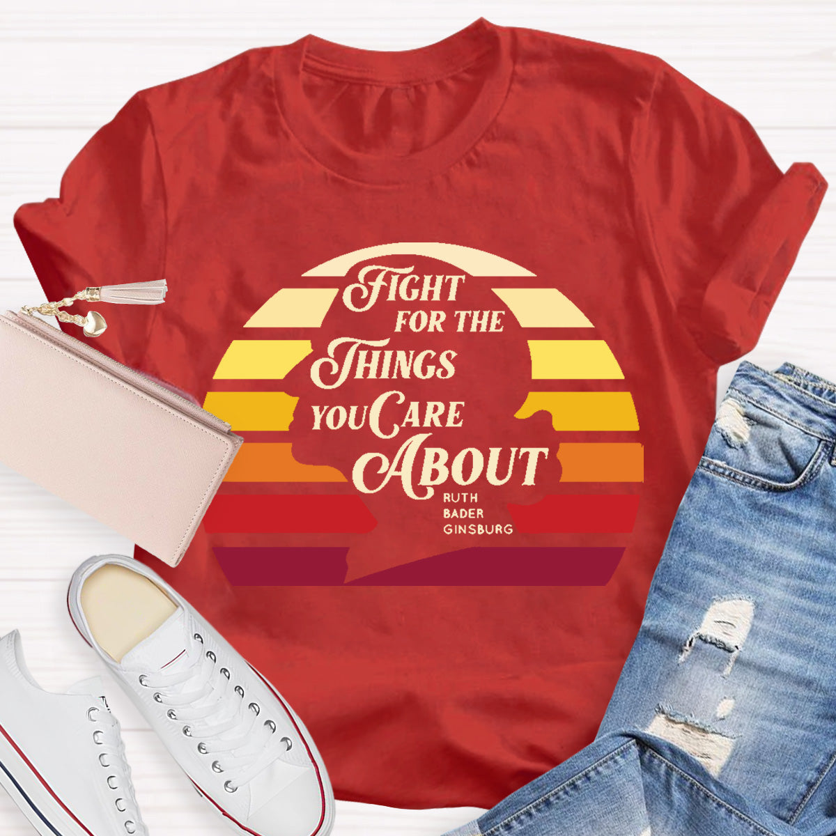 Fright for The Things You Care About Teacher T-Shirt