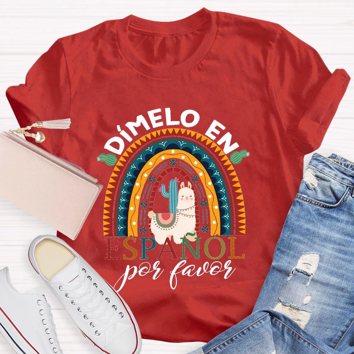 DimeLo En Espanol Teacher T-Shirt