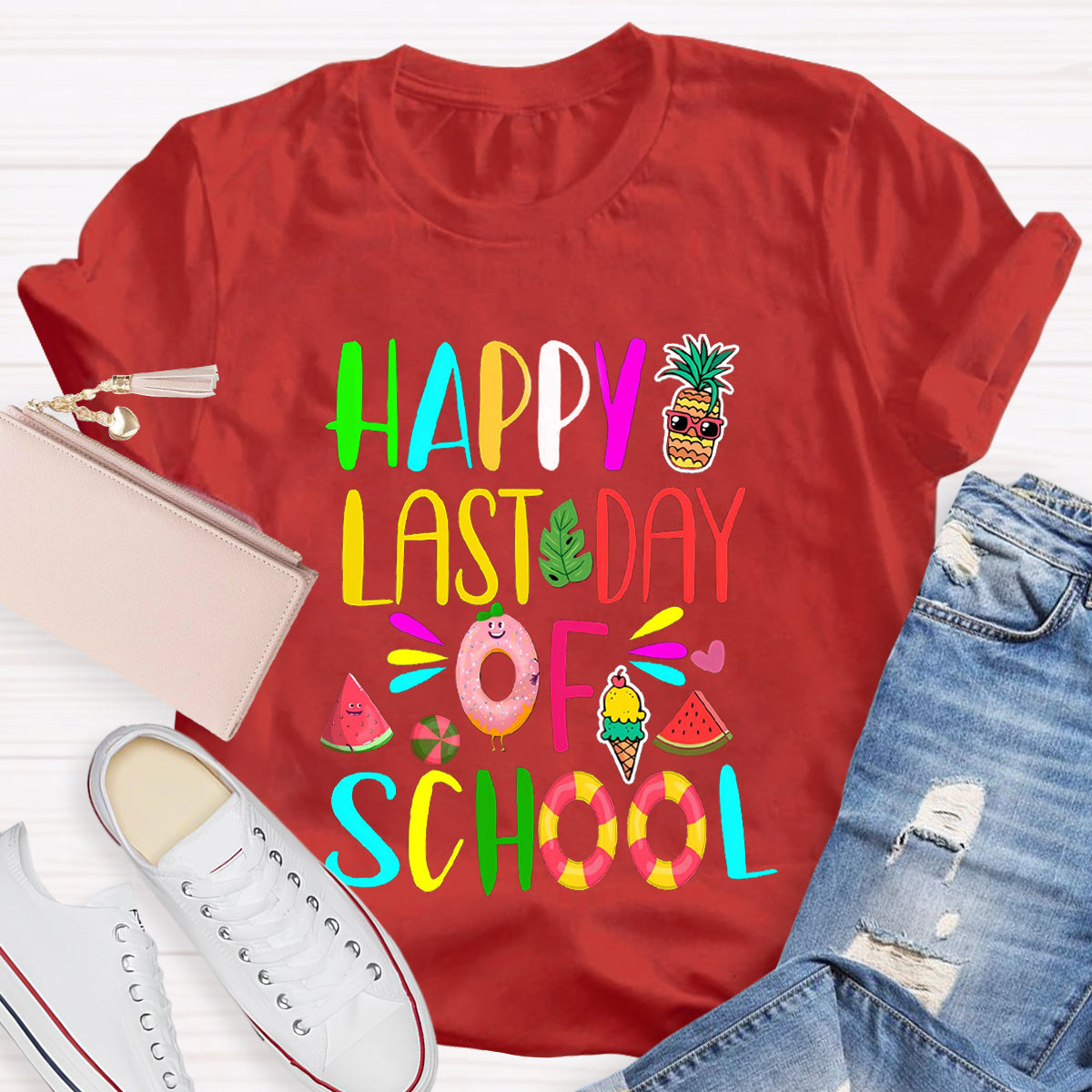 Happy Last Day Of School Summer Atmosphere T-Shirt