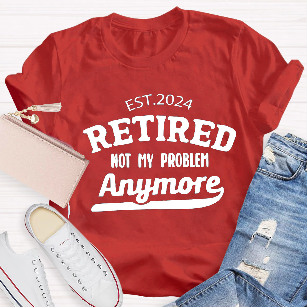 Personalize Year Not My Problem  Teacher T-Shirt