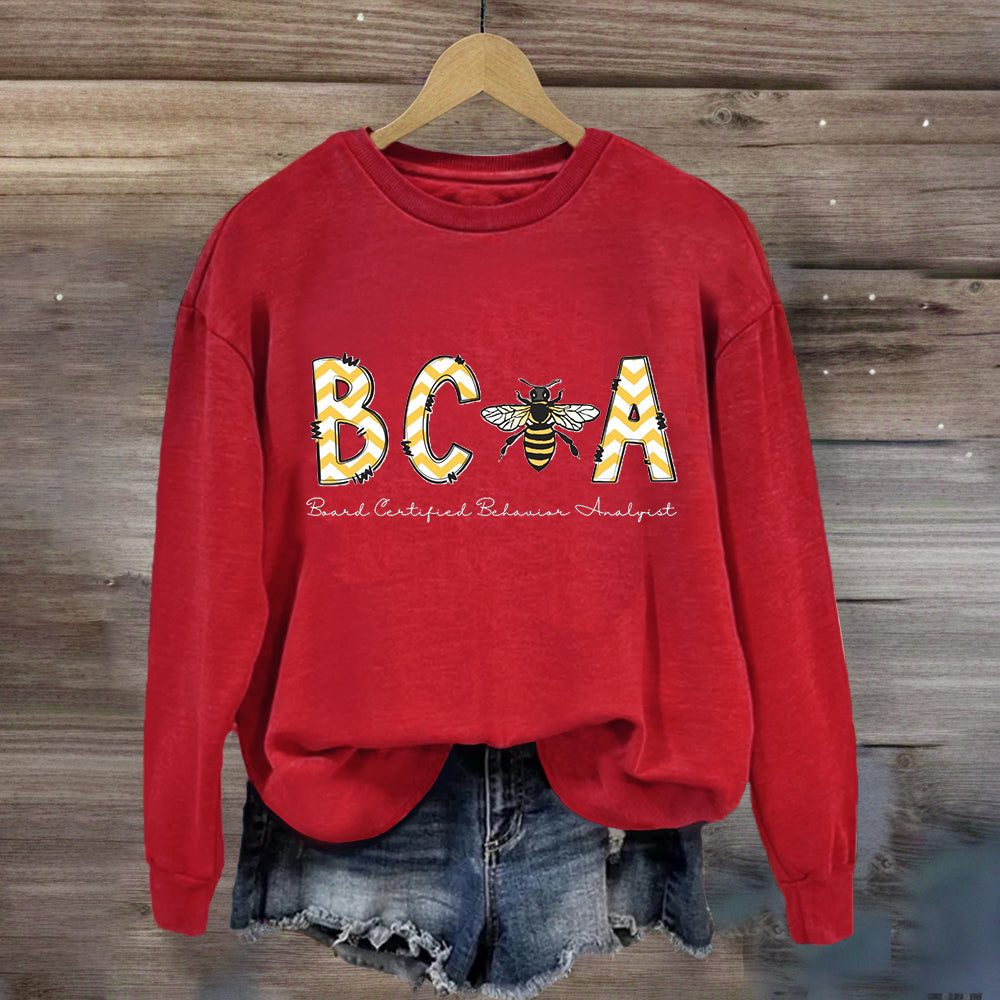 BCBA Board Certified Behavior Analyst Sweatshirt