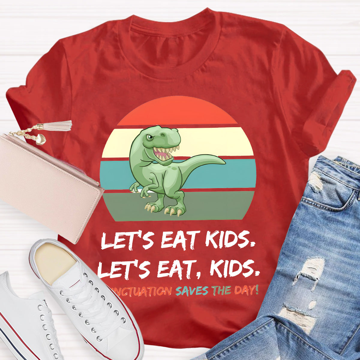Dinosaur Teacher T-Shirt