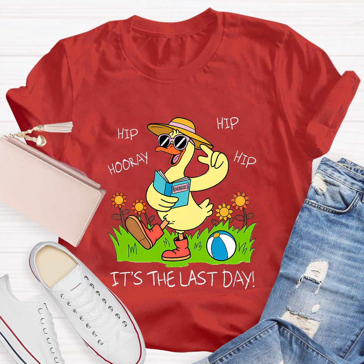 Hip Hooray It's The Last Day Funny Durk T-Shirt
