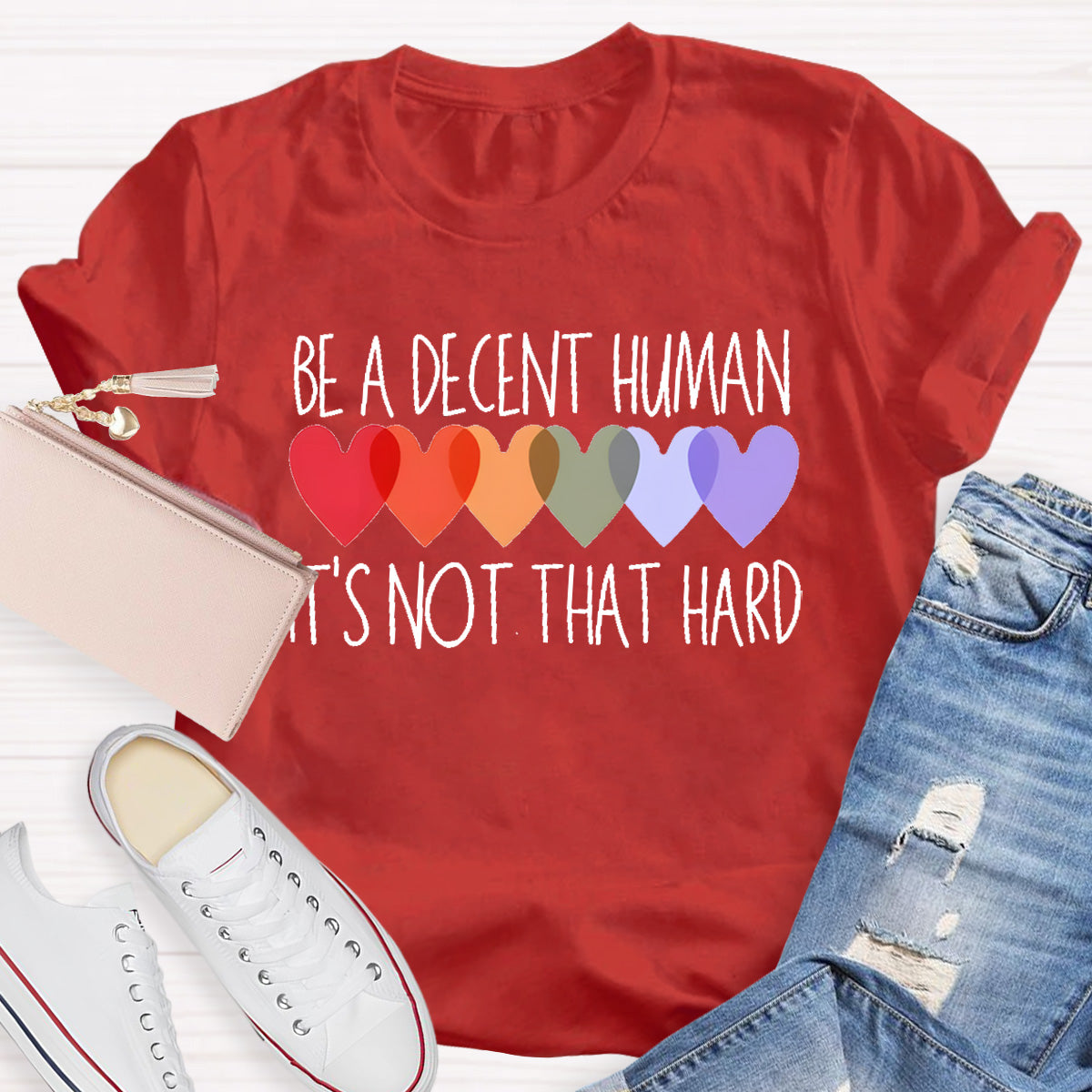 Be A Decent Human Teacher T-Shirt