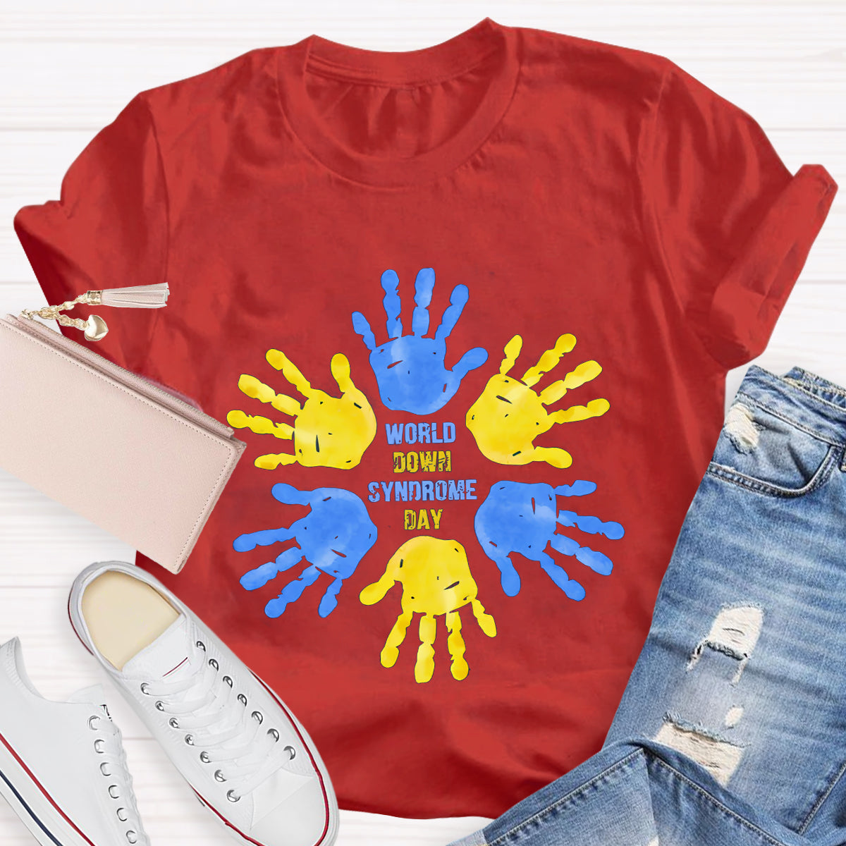 World Down Syndrome Day Teacher T-Shirt