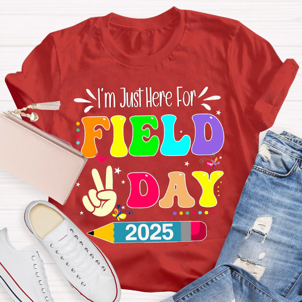 Personalize Year Field Day Teacher T-Shirt