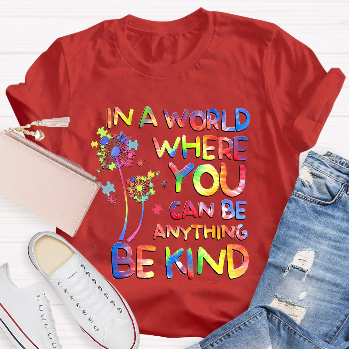 In A World Where You Can Be Anything Dandelion T-Shirt