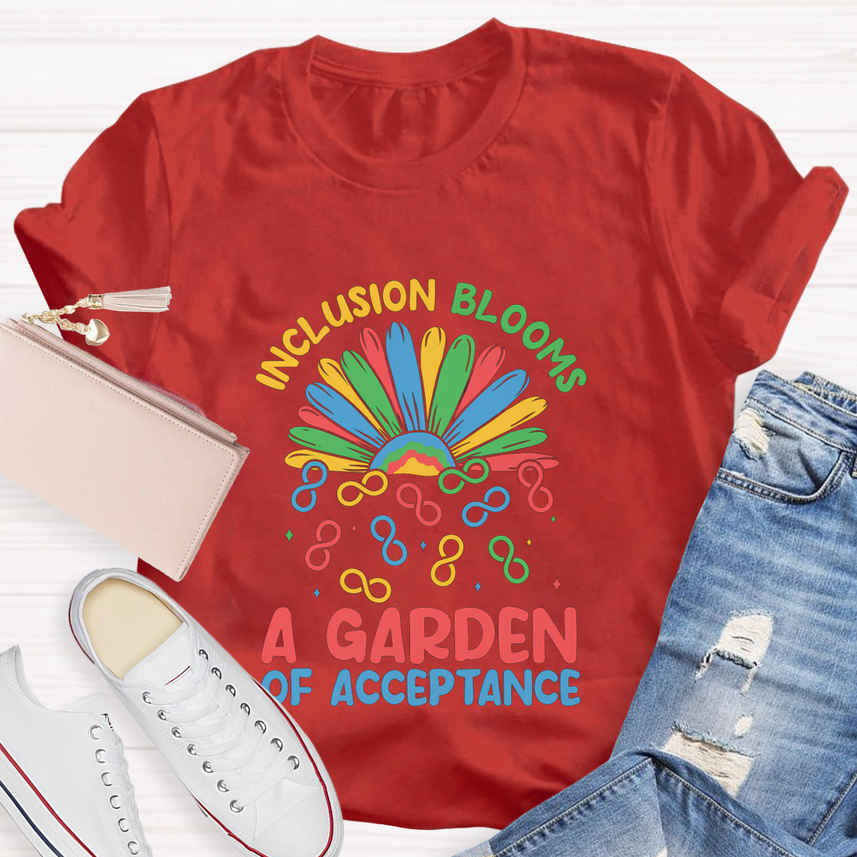 Inclusion Blooms A Garden Of Acceptance T-Shirt
