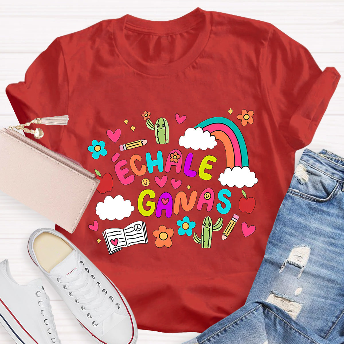 Échale Ganas Spanish Teacher T-Shirt