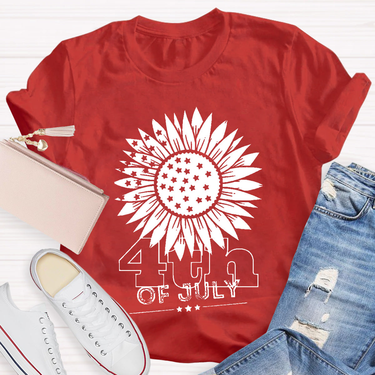 4Th Of July Teacher T-Shirt