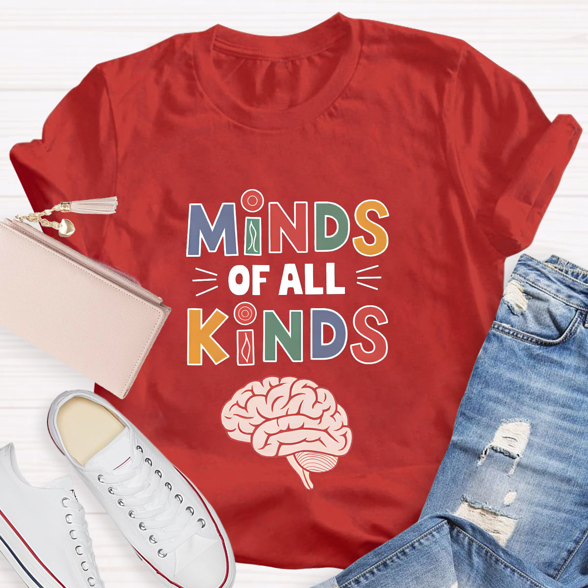 Minds Of All Kinds Teacher T-Shirt