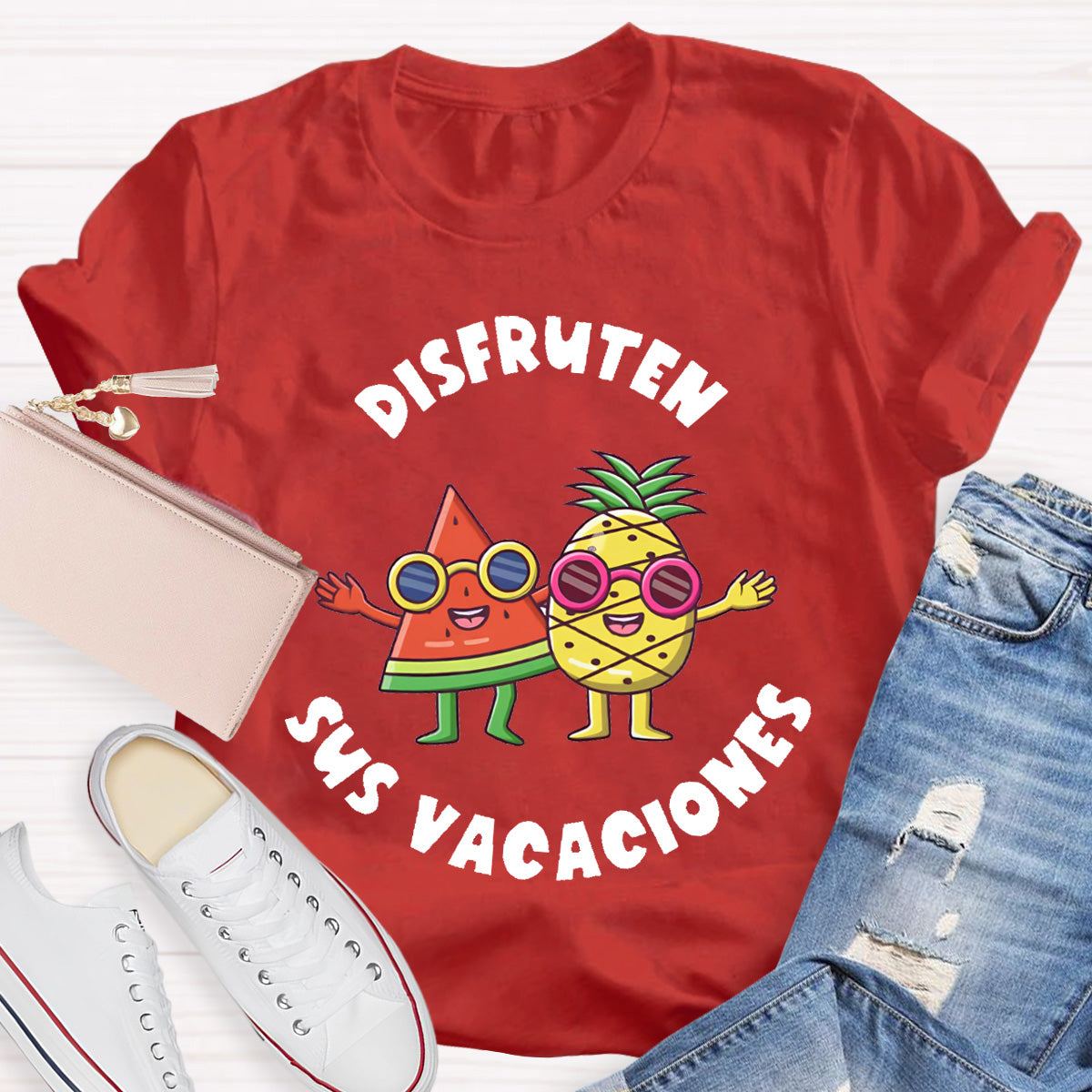 Disfruten Sus Vacaciones Spanish Teacher T-Shirt