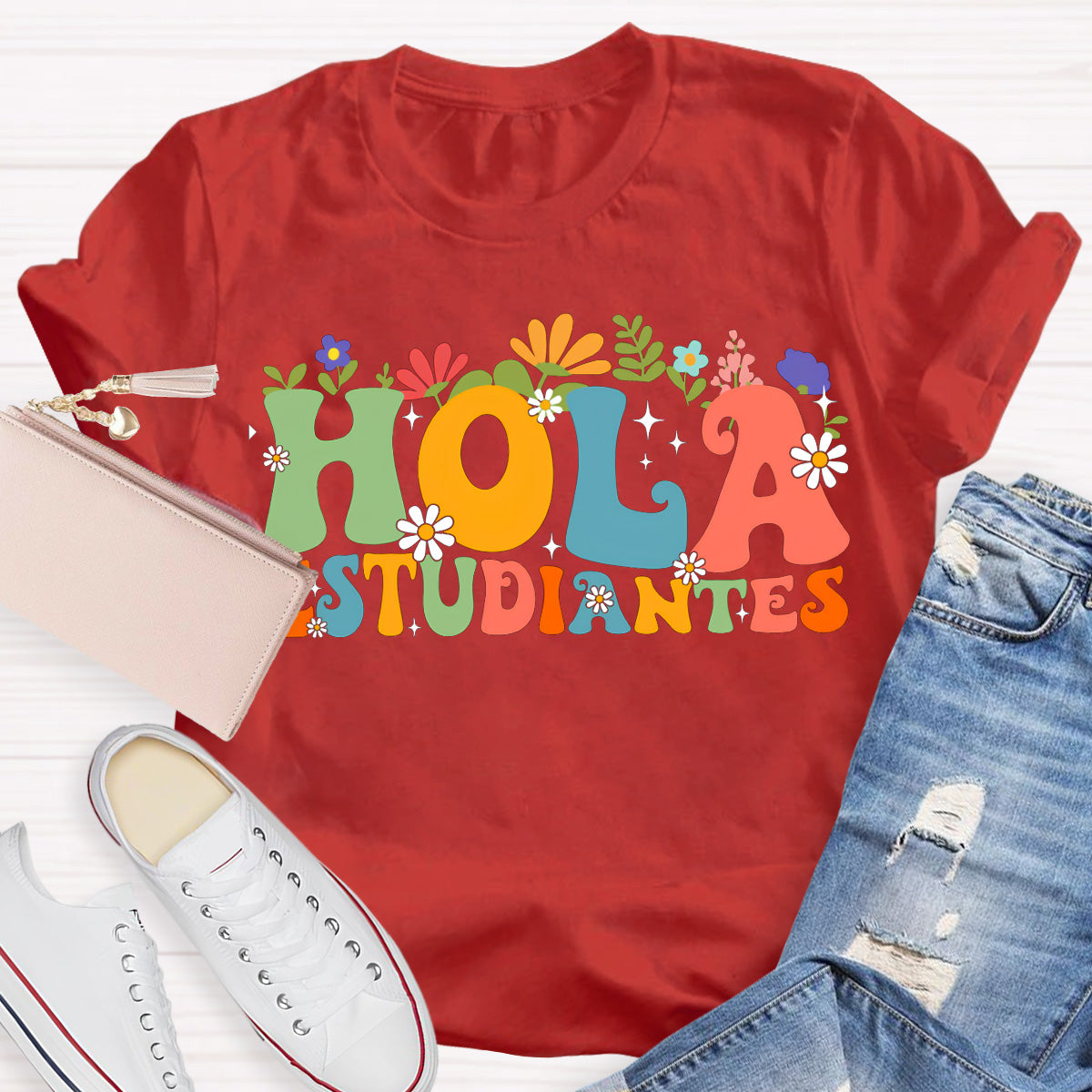 Hola Estudiantes Spanish Teacher T-Shirt