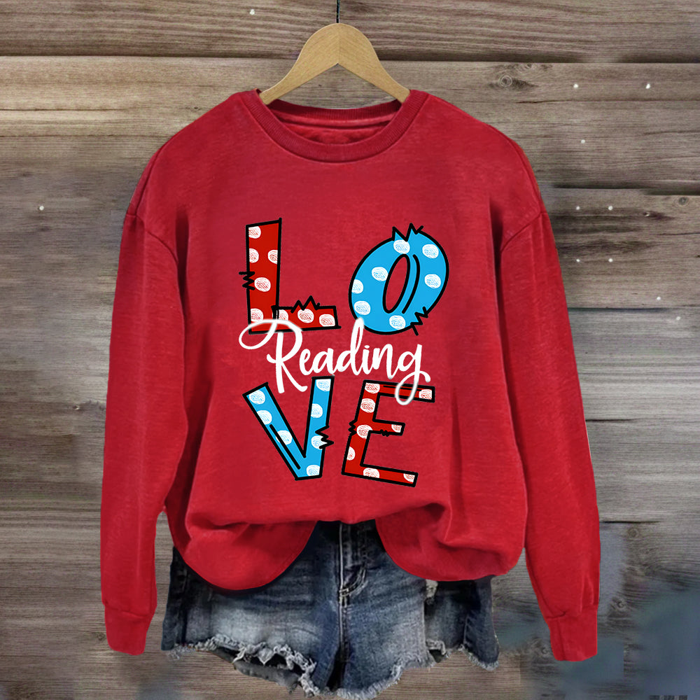 Love Reading Sweatshirt