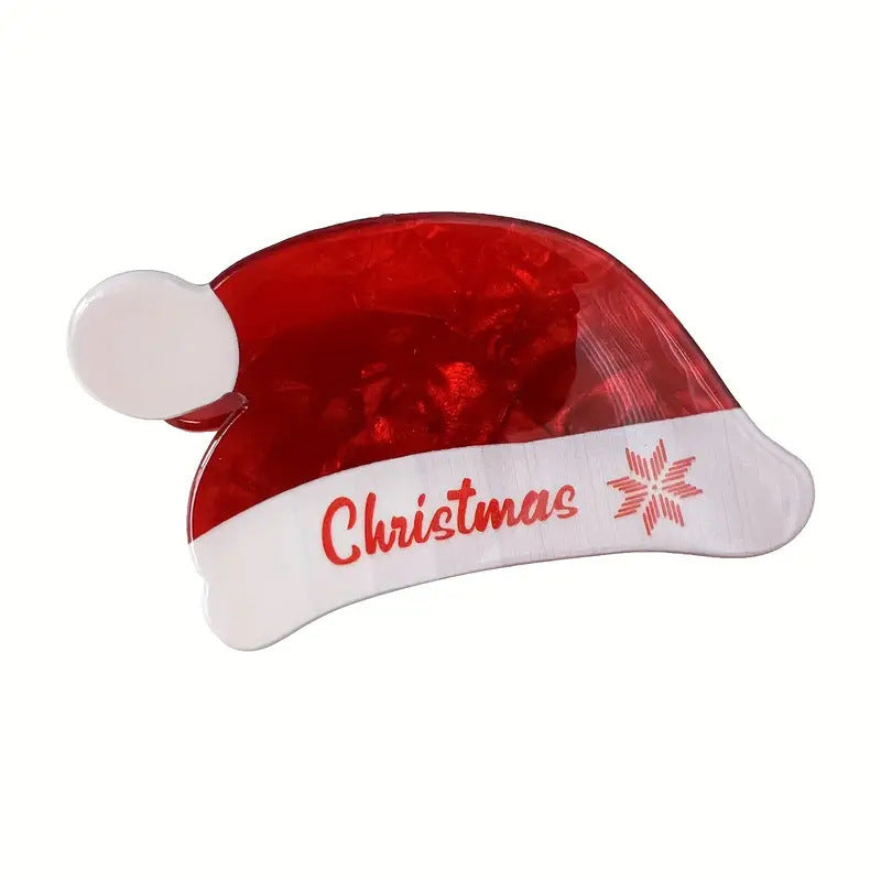 Cute Christmas Hat Hairpin