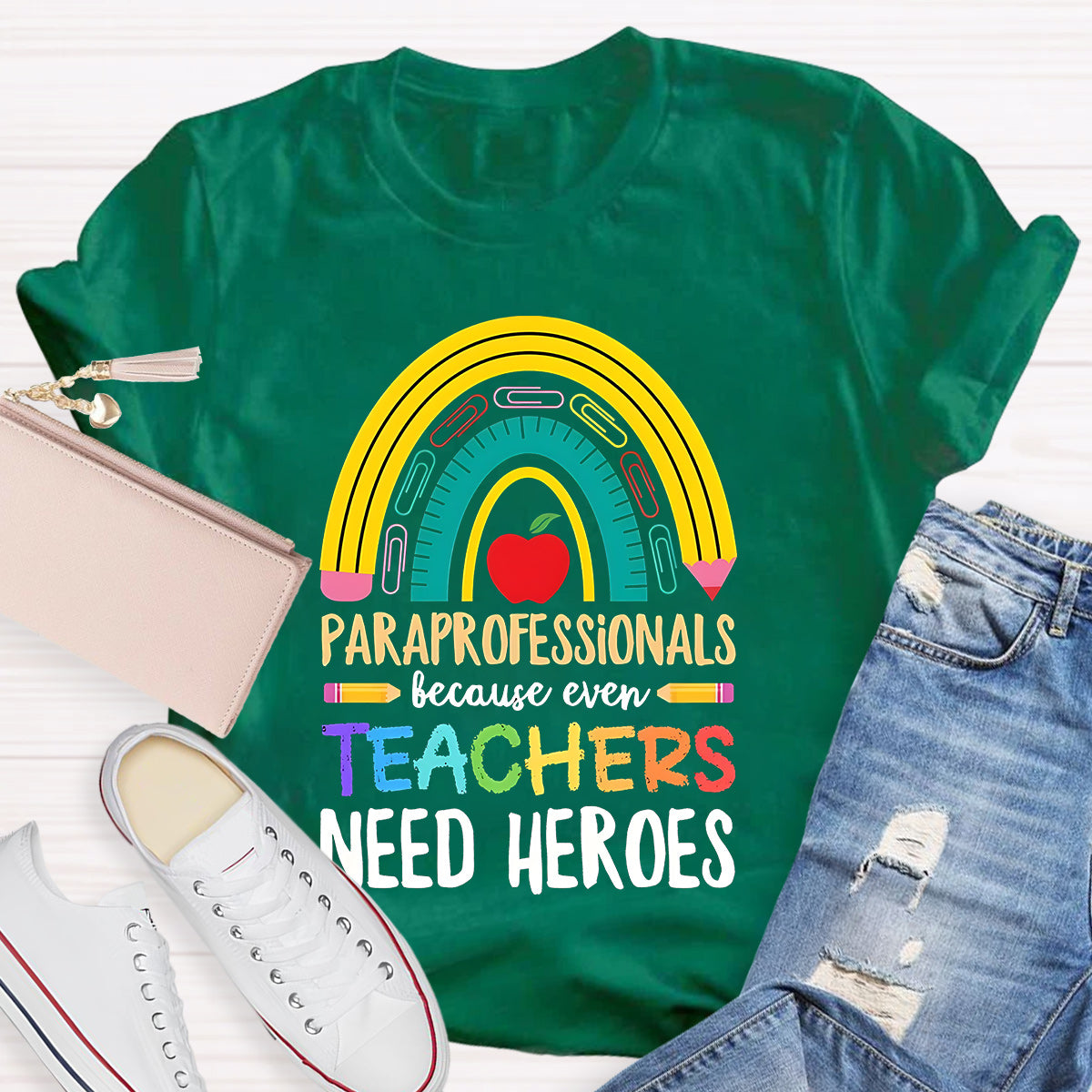 Teacher Needs Heroes Teacher T-Shirt
