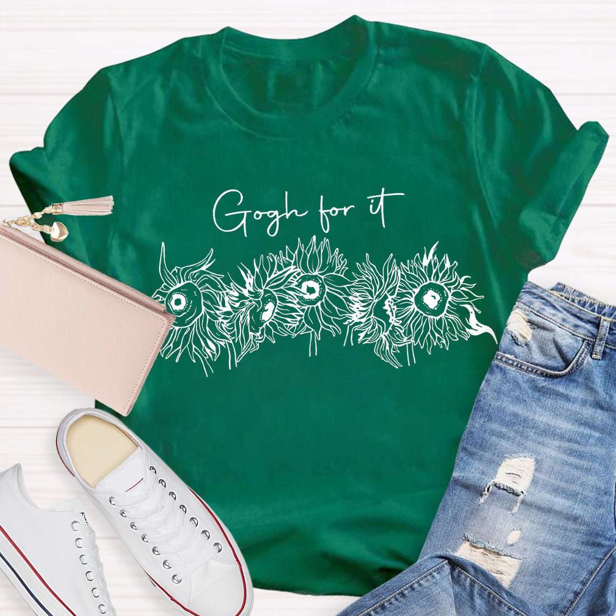 Go For It Art Teacher T-Shirt